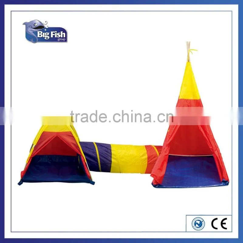 Kids Playhouse Adventure Play Tent Indoor or Outdoor Tunnel Pool 3 Pieces Set