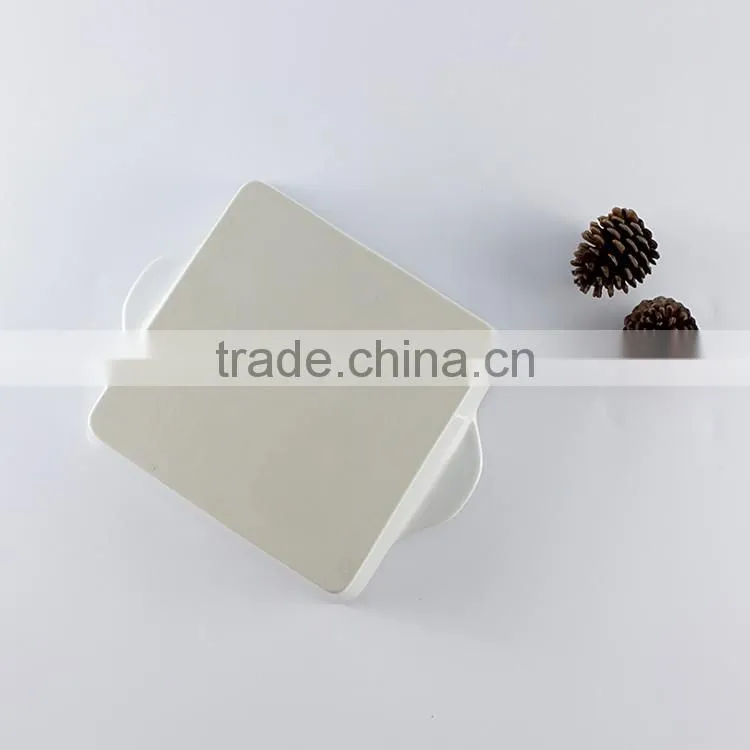 Hospitality hotel supply ceramic baking dish custom logo bakeware