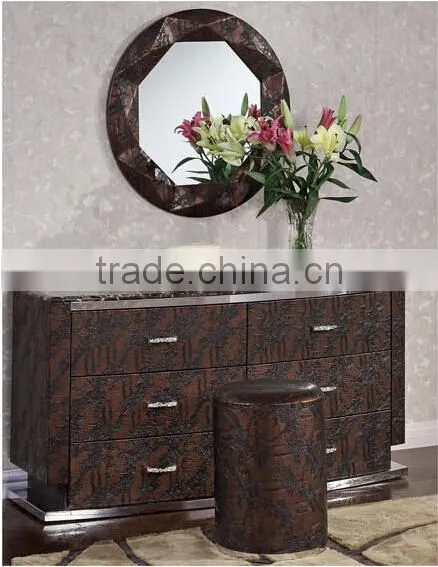 2015 New MDF living room dressing table with mirror