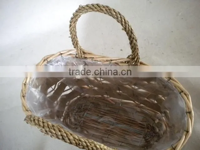 Trade assurance tote liner wholesale wicker bags