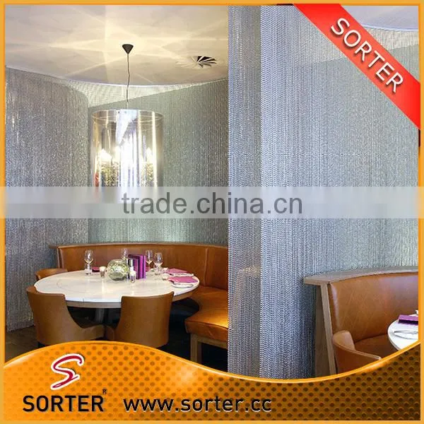 room divider eco-friendly decorative material chain
