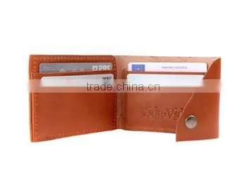 Custom black full grain rfid business card holder genuine leather credit card holder