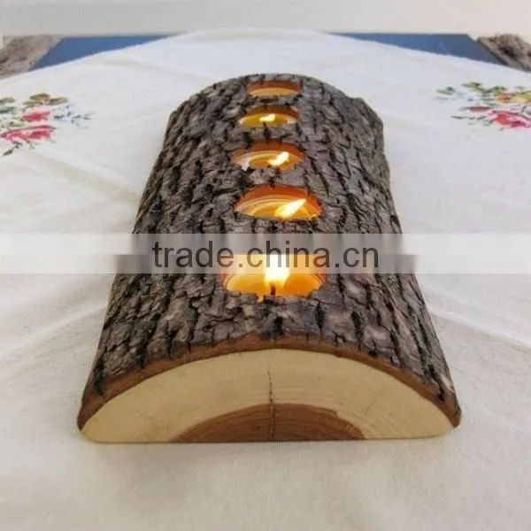 Natural wooden hanging christmas ornaments decoration