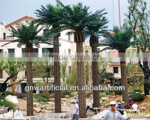 APM016 GNW Artificial Palm Trees Leaves 15ft High for landscaping decor