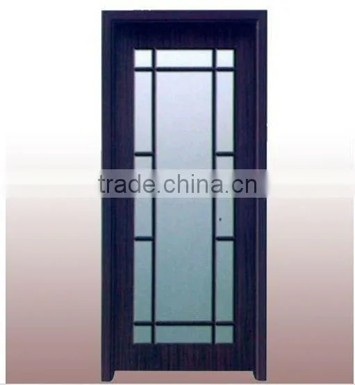 good quality glass insert wood interior door