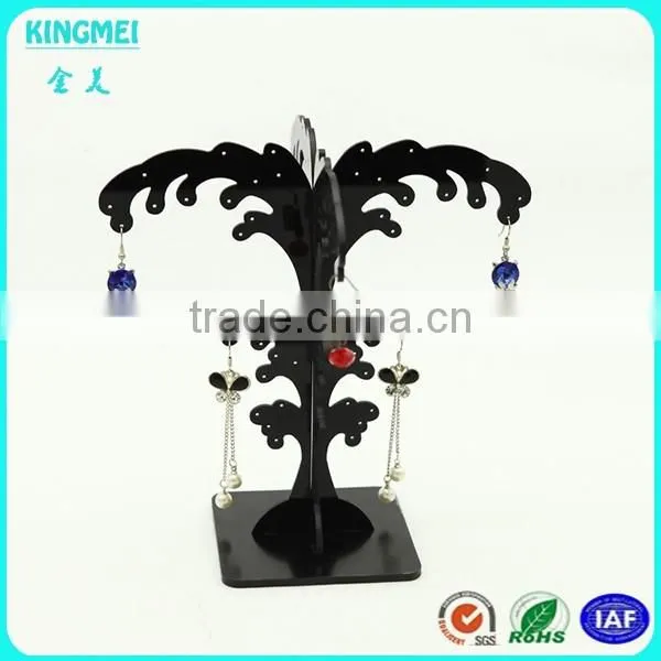 Good quality promotional L shape acrylic earring display stand