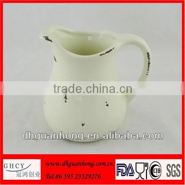 Hot sale Dolomite ceramic jug