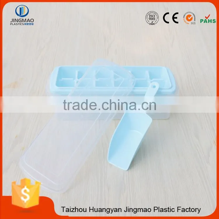 OEM Logo 12 Plastic Ice Cube Tray With Scoop