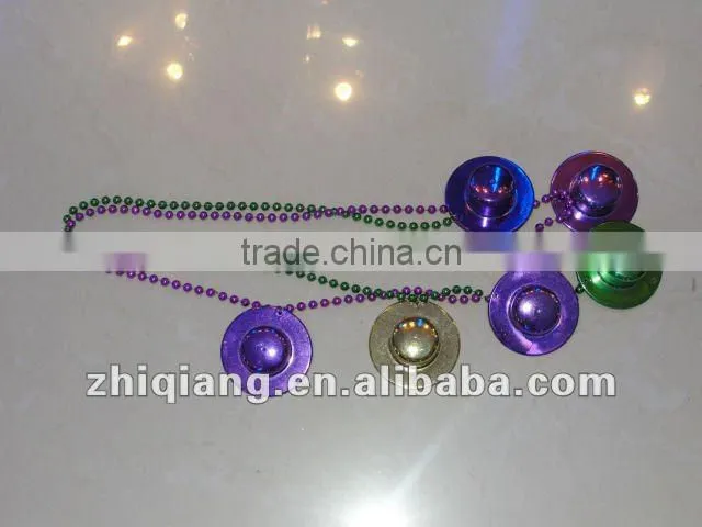 Mardi Gras beaded Necklace
