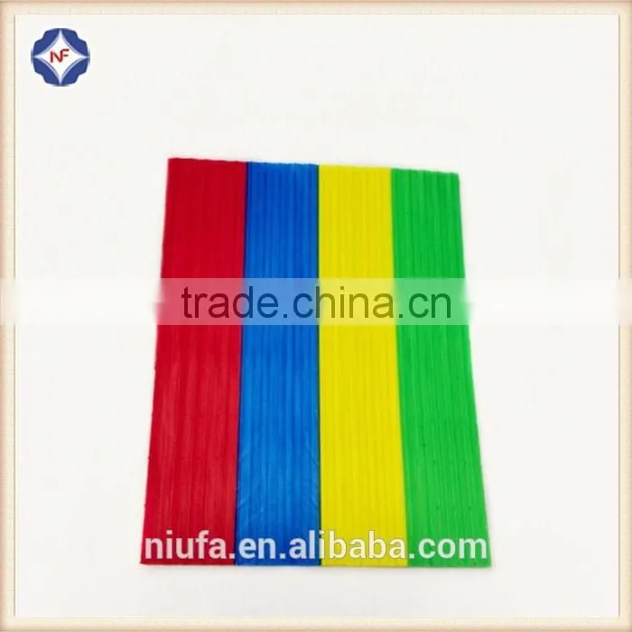 colorful single-core logo printed gang plastic twist tie