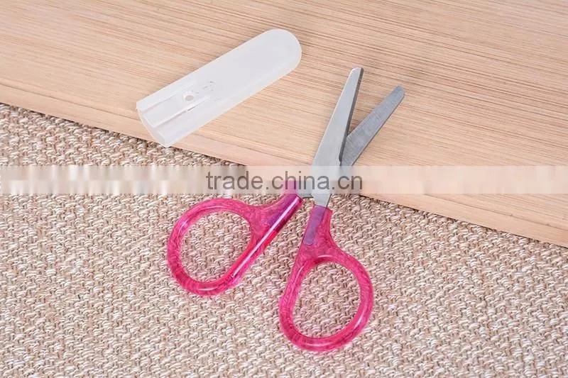 School Children Paper Cutting Scissors Plastic Paper Cutting