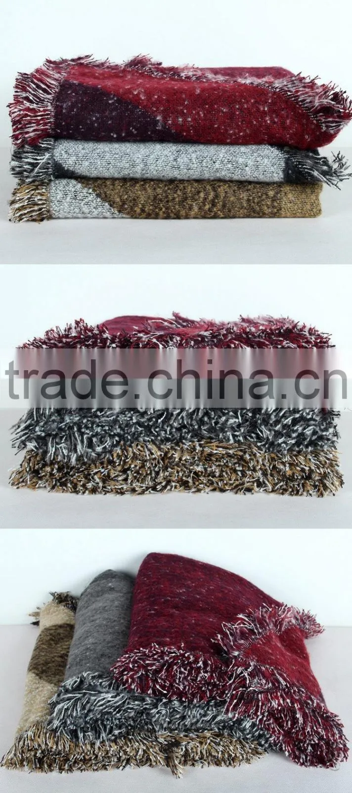 Winter Promotional Cheap Fashionable Acrylic Scarf Wholesale Scarf Shawl For Women