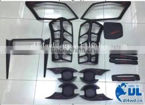 ABS car tail lights cover head lights for D-max