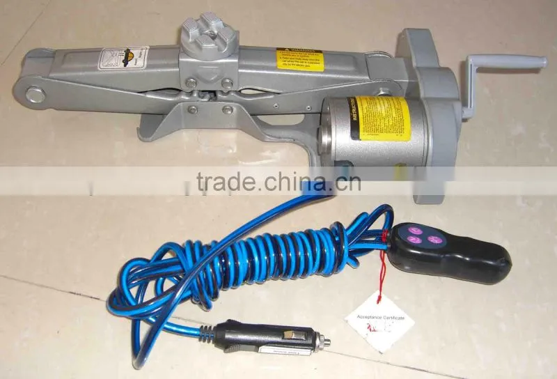 4x4/4wd/offroad universal 12v 1.5T electric scissor jack/automatic car jack