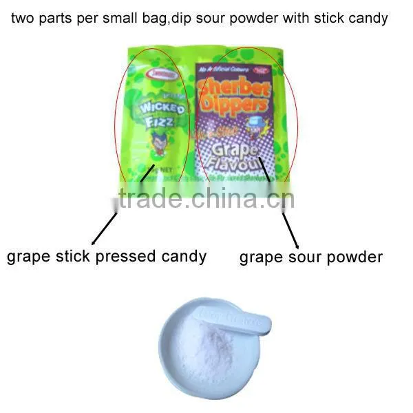 Trio Sherbet Dipper Sour Powder Candy