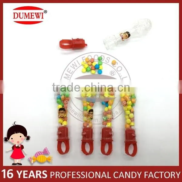 Lighting Microphone Toy with Fruit Flavor Tablet Candy