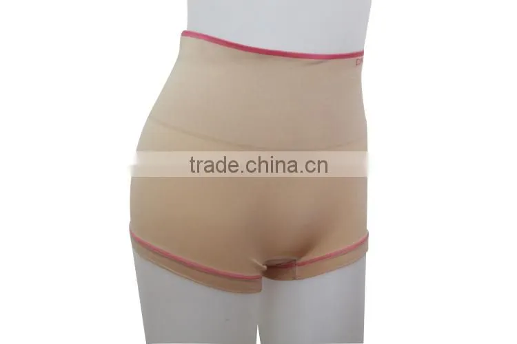 High waist one-piece control body shaper briefs seamless underwear for ladies