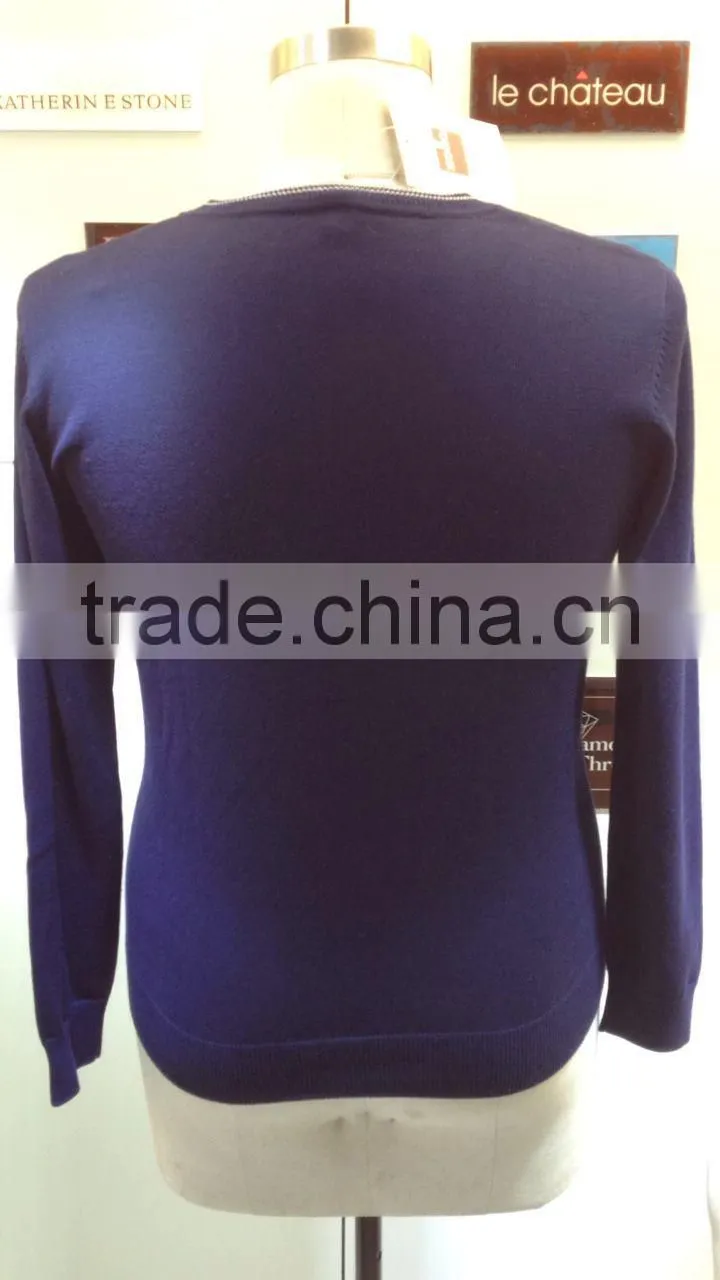 2015 New fashion knitting men sweater with long sleeve