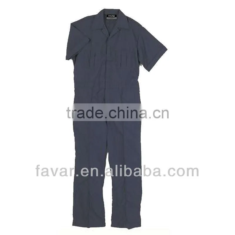 man's short sleeve summer workwear coverall