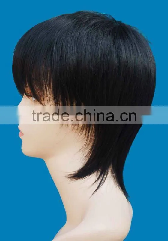 new style handsome men's wig (factory direct sale)