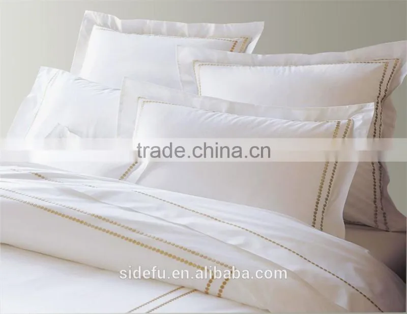 Wholesale 100% Cotton Fancy Custom Hotel Pillow Case