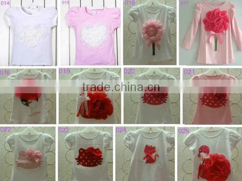2014 new style baby cotton T shirt with bag design