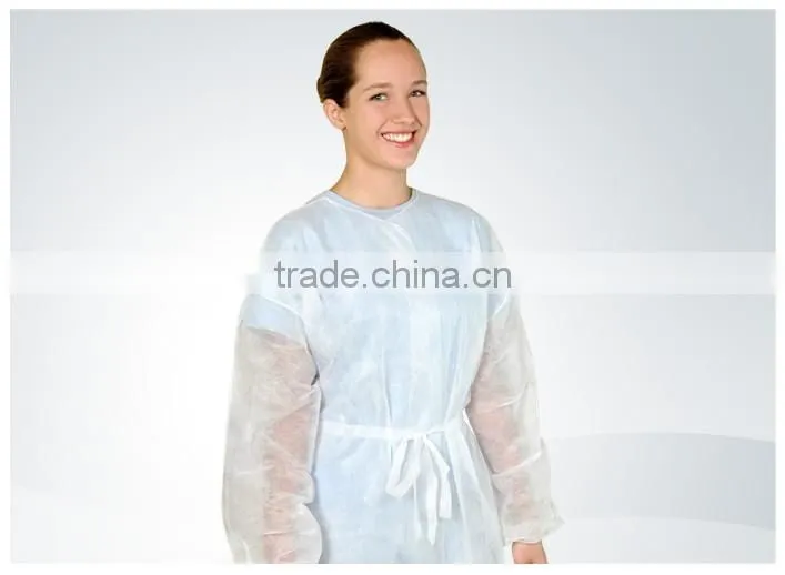 comfortable and cheap disposable apron with sleeves