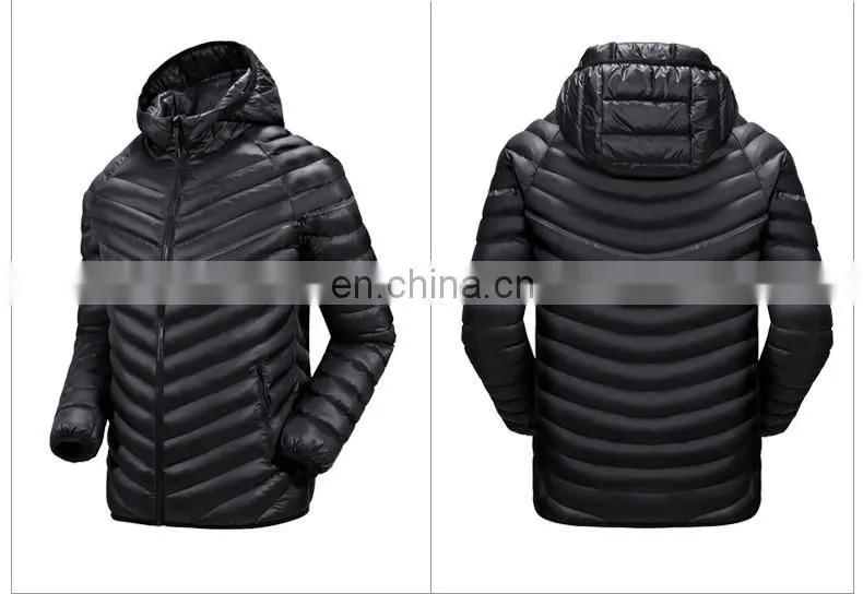 Fashion outdoor red reflective winter snowsuit warm down jacket for ladis