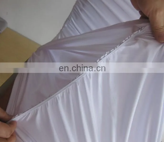 spandex/lycra chair cover in white color for plastic chairs