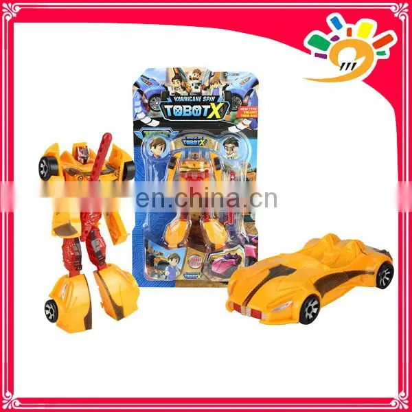 cheap car transform robot model toy plastic toy for kids