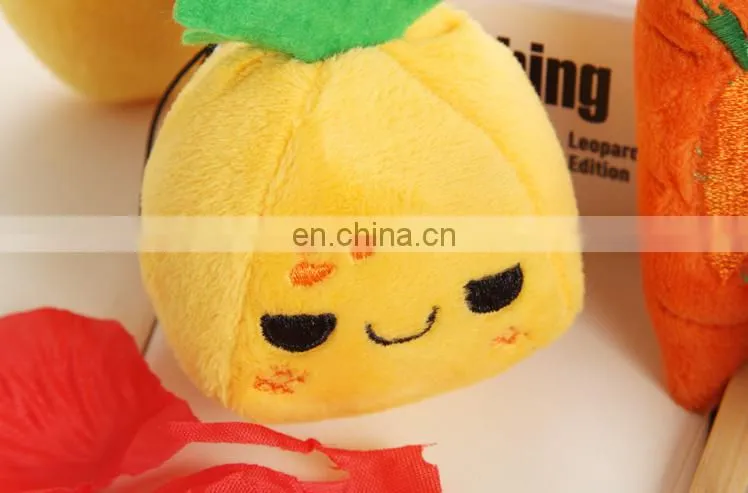 Good quality custom peach fruit plush toy
