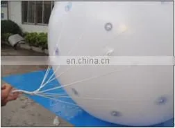 Durable and cheap giant inflatable advertising mirror balloon/ silk silver balloon