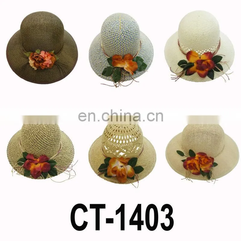 2015 wholesale new design fashion straw hat