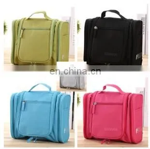 300D Oxford Fabric Wash Bag Foldable Organizer Multi-functional Hanging up Cosmetic Bag