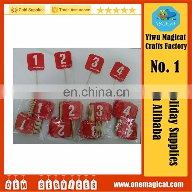 Hot selling cheap customized event activity ornament mini toothpick paper flags