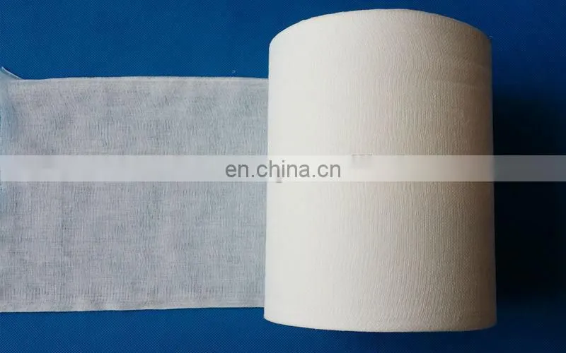 Medical absorbent gauze roll 100% cotton