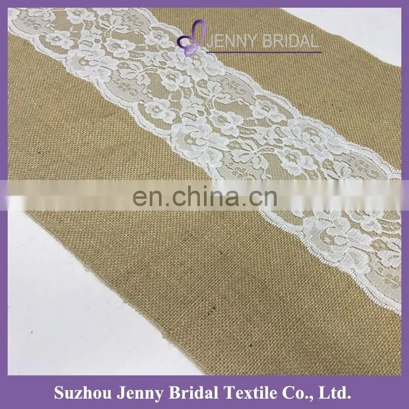 TR024D indian hessianfabric table runners wedding