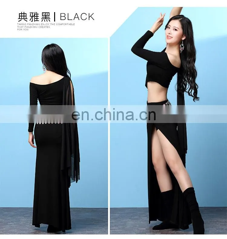 T-5203 Sexy lady women belly dance top and skirt set