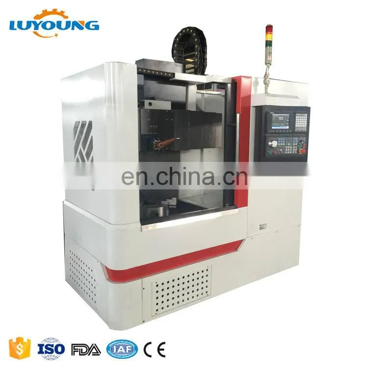 CK680 cnc metal cutting automated cnc machine working