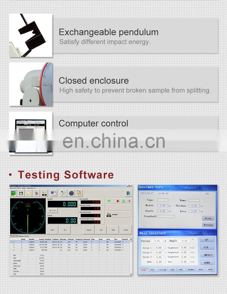 JBW-Z Series PLC Control Automatic Feeding And Position Device Impact Testing Machine