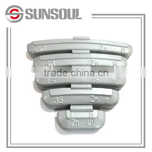 Farm Tractor Zinc Clip-On Tire Wheel Weight