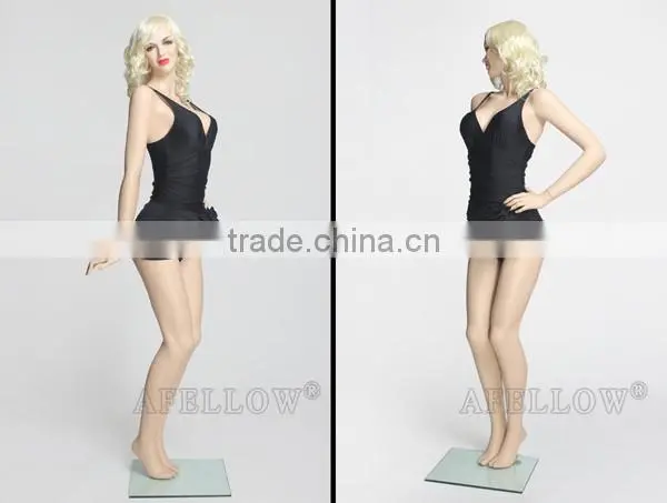Female Mannequin Dummy Fiberglass Dress Form for Clothes Store Diplay MONROE3