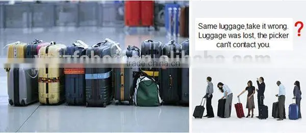 Top quality soft silicone luggage tag/ bag tag