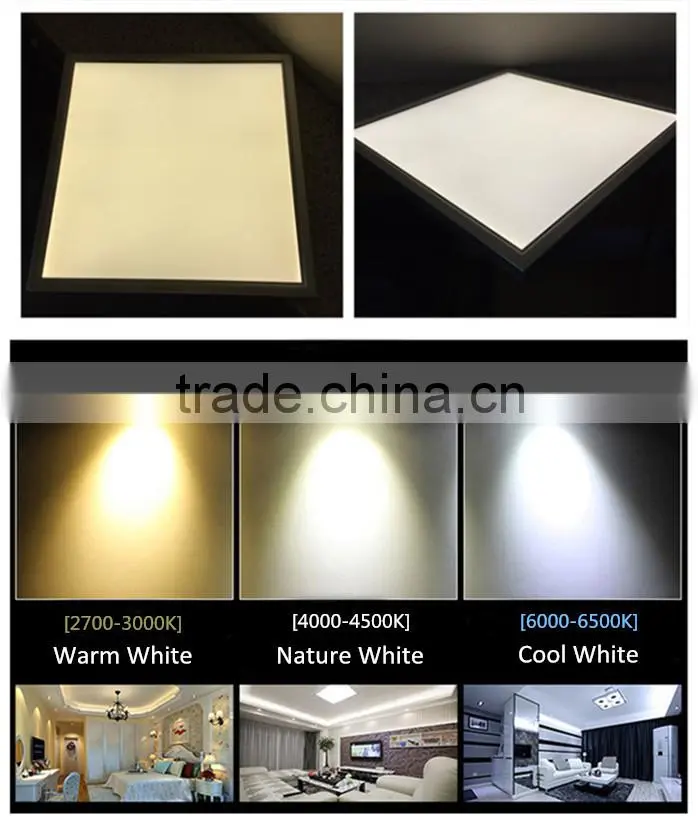 Super brightness 36w flat led panel light for office commercial building