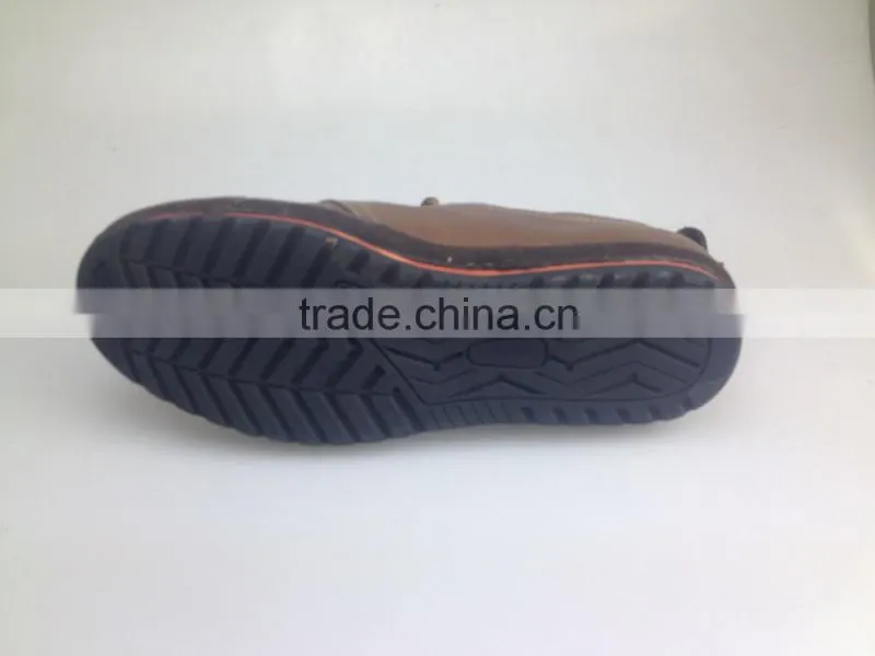 2016 men brown black color leather upper rubber outsole light boot italiy styles