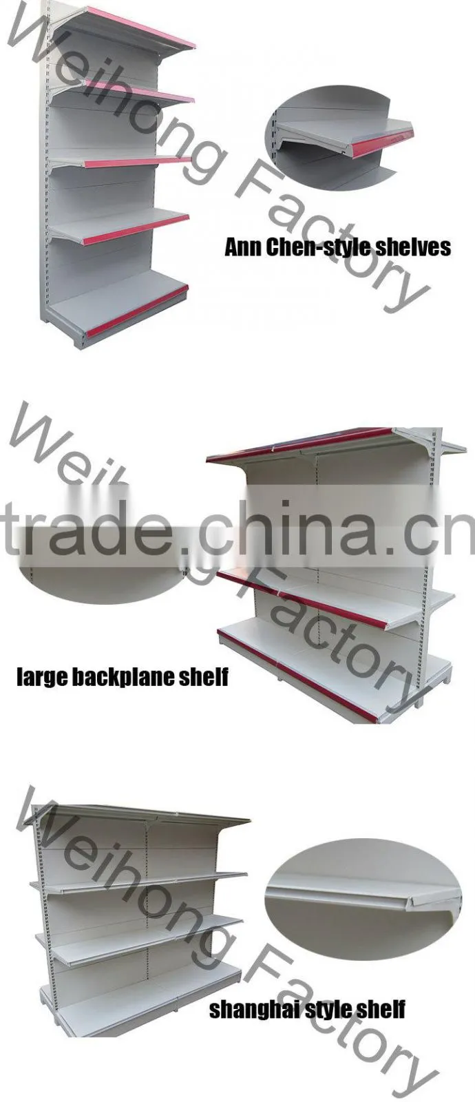 supermarket shelf market shelf store shelf metal shelf/supermarket eqipment