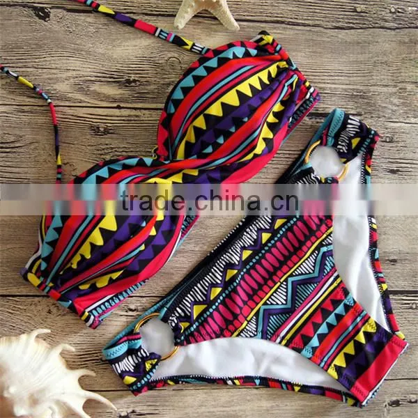 2016 New Sexy Push Up Padded Swimsuit Bikini Brazilian Biquini
