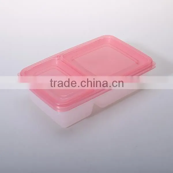 2016 new design 2L double food fresh keeping box