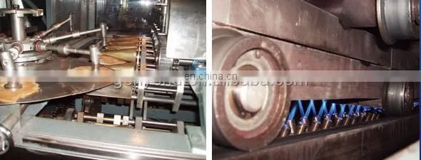 2000pcs per hour Sugar Egg Rolled Cone Making Machine