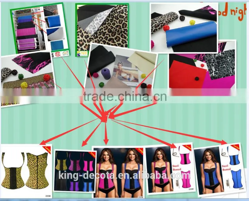 100% high elastic drapery corset cloth